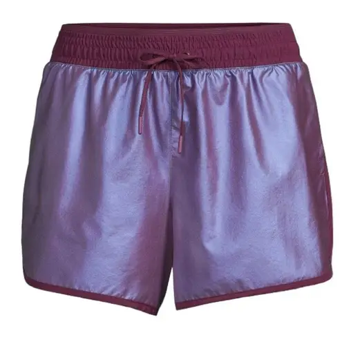 Avia NWT Women’s Workout Shorts Purple Maroon Shine Shorts Plus Size XXL (20) CASUAL