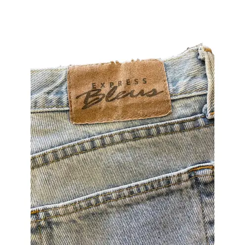 Bill Blass Vintage  Express Blues Button Fly Mom Jeans Size 28