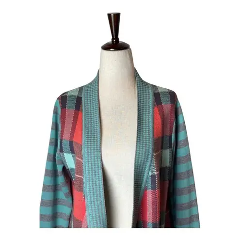 Matilda Jane Sweater Women XS Red Blue Once Upon A Time Steadfast Cardigan