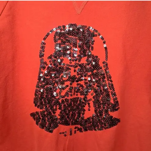 Star Wars Red Crewneck Sweater with Darth Vader Design