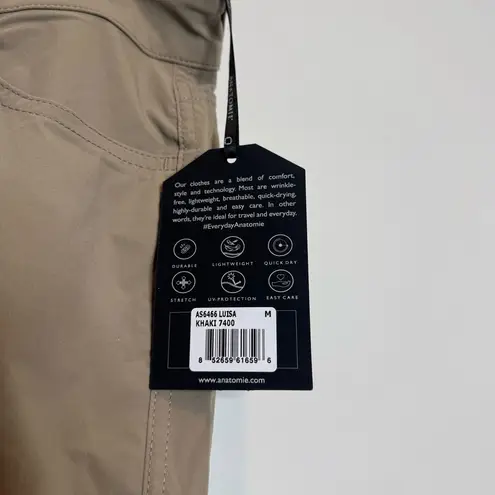 NWT Anatomie Luisa Skinny Jean Pants Khaki Size Medium Tan