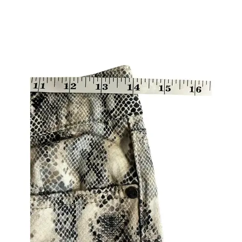 Sofia Vergara Women's Rosa Curvy Ankle Animal Print Jeans