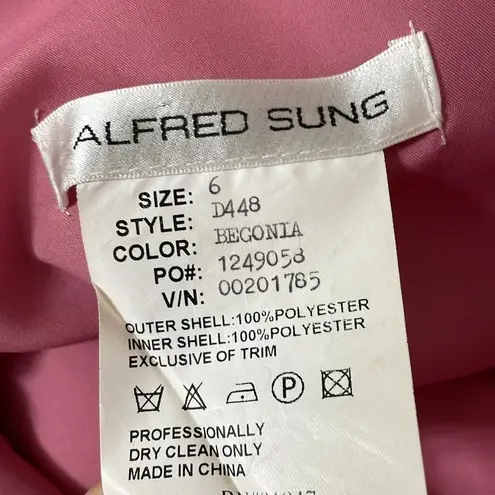 Alfred Sung  Begonia fit and flare dress Size 4