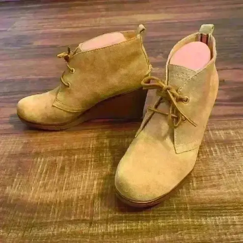 Sperry  Harlow Wedge Chukka Bootie Tan‎ Sz 8.5