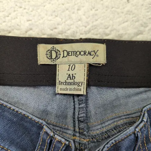 Democracy Womens Size 10 Ab Technology Dark Wash Skinny Jeans