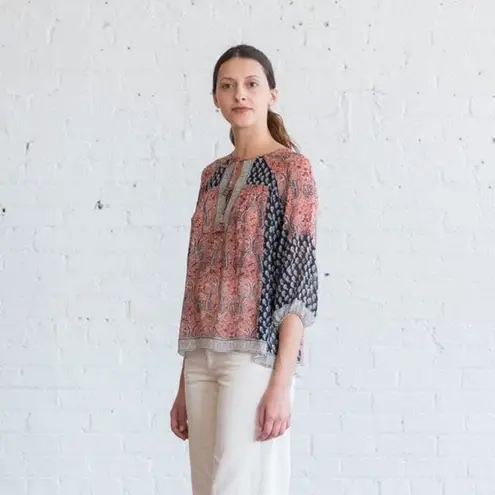 Ulla Johnson 100% Silk Georgette Aix Peasant