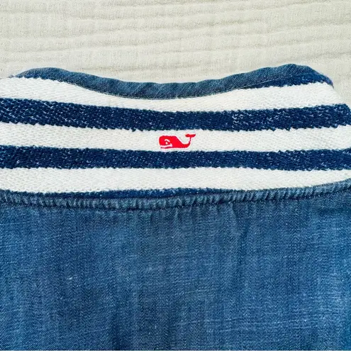 Vineyard Vines  Stripe Reverse Terry Relaxed Shep Shirt