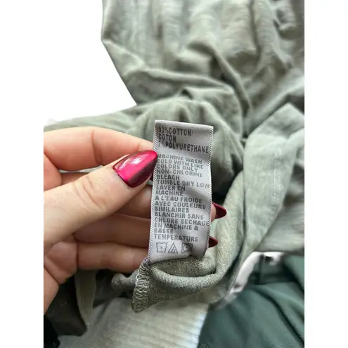 James Perse Brushed Jersey Skirt Gray Ruched Midi Skirt Size 1 Casual Chic