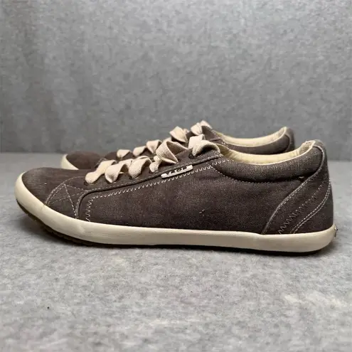 Taos Star Women's Canvas Sneakers Gray Size 9 Casual Lace