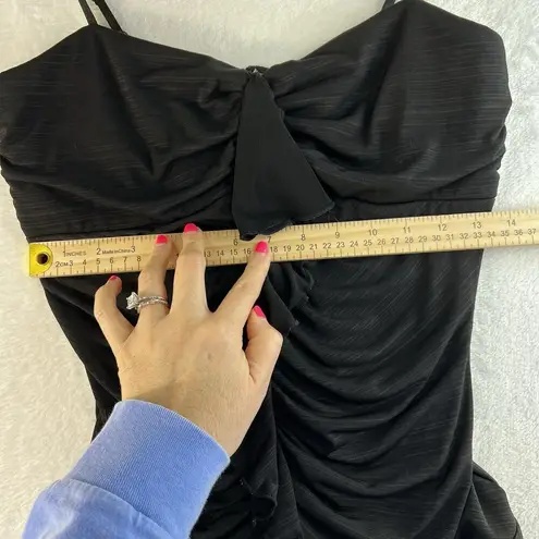 Takara  L Large Babydoll Top Vintage Y2K Ruched Ruffle Tank Whimsygoth Goth Fairy - Image 12