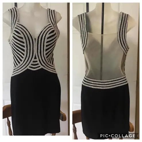 JVN by Jovani Size 2 JVN Black Cocktail Dress
