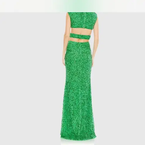 Mac Duggal style # 10919 Green Sequin Prom Dress New with tags. Only tried on