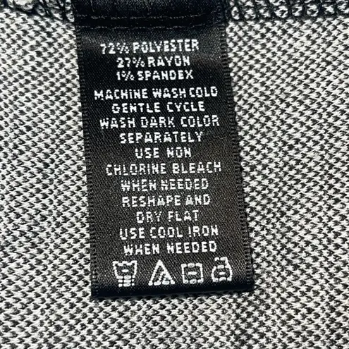 August Silk Womens Plaid Dolman Sleeve Plush Oversized Tunic Top Black Medium