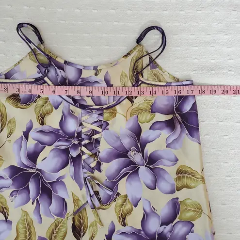 Valerie Stevens Intimates Floral Slip Dress. Size: M
