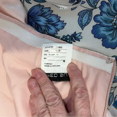 Alfred Sung Stunning New Satin Twill High Low Gown!