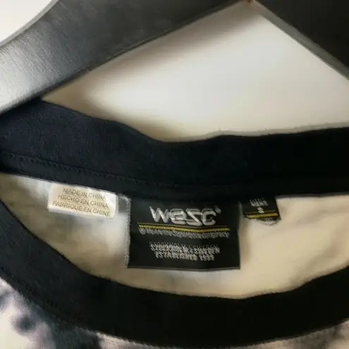 Urban Outfitters Wesc T Shirt Trendy All Over Print AOP Tie Dye Style Tee Short Sleeve Cotton