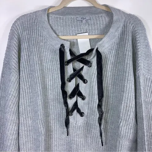 Rails  Lace Up Sweater thumbnail 4
