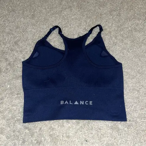 Balance Athletica  vitality seamless sport bra size small navy