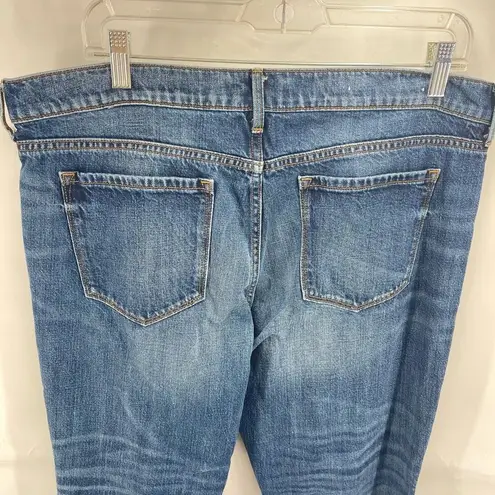 Banana Republic  Womens Cropped Flare Jeans Denim Medium Wash Blue Size 32