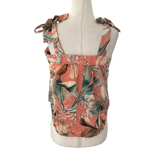 Ana A New Approach Orange Tie Shoulder Top Women's Size Small | 43-54