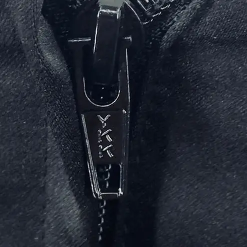 Vintage 90s Y2k Satin Gown Strapless Ribbon Lace Up Side Ruched Black Red 0