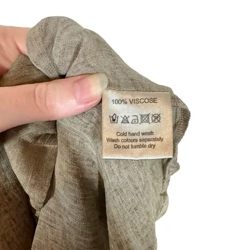 Sundance YAUVAN Sheer Gauze Embroidered Waterfall Cardigan Cover Up