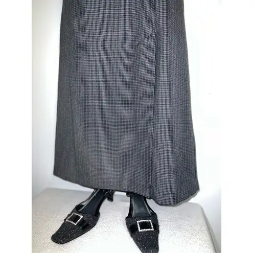 Counterparts Women’s Midi Plaid Skirt Fully Lined Elastic Waist 14 