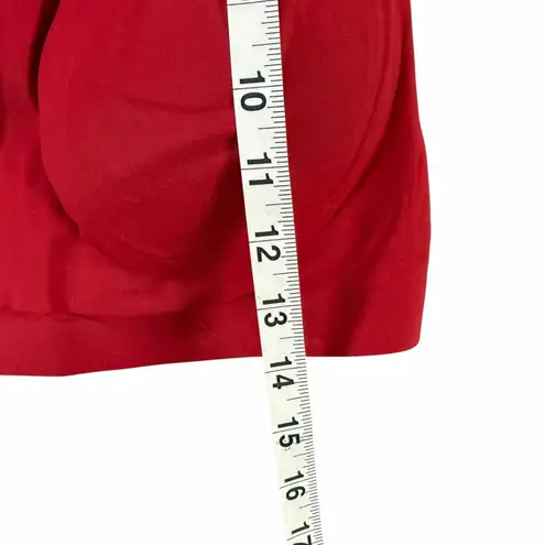 Soma Enbliss Racerback Bralette Women XL Red Lace Back Wireless Feminine Comfort