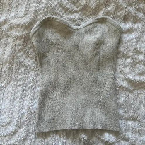 ALLSAINTS All Saint Cream Knit Tube Top