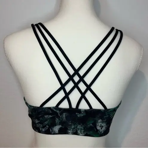 All In Motion  Leafy Abstract Print Sports Bra