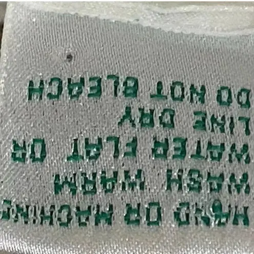 VINTAGE 80s SHENANIGANS Women’s White Sweater Hand Knitted Flower Design Small