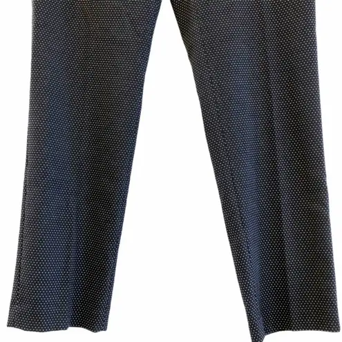 Karl Lagerfeld Navy Trousers Polka Dot Pattern