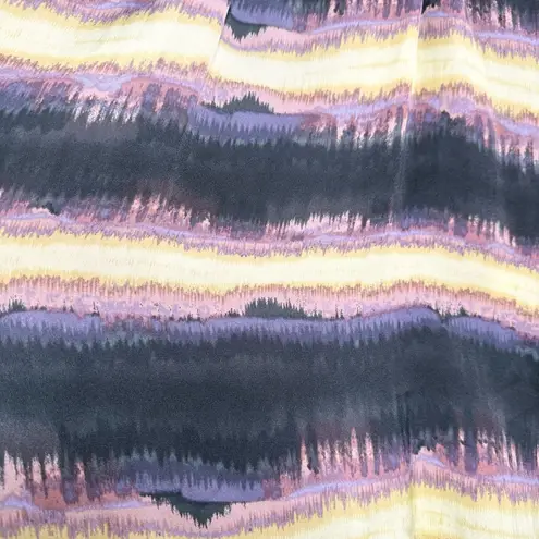 Free People  Tank Blouse Women’s Size Medium Tie Dye Surplice Draped Wrap Silky