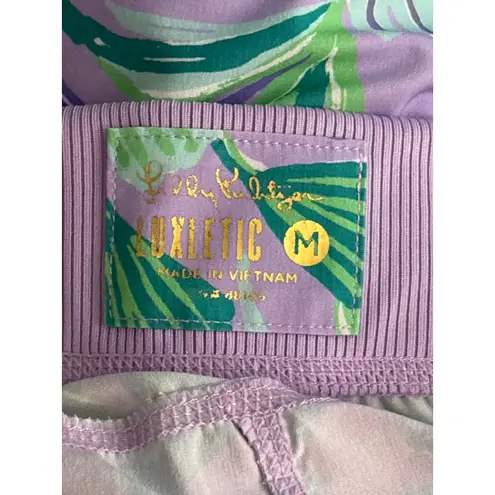 Lilly Pulitzer  Luxletic Run Around‎ Pants Purple Iris on the Chase Size Medium