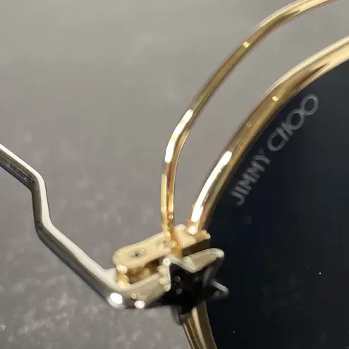 Jimmy Choo FRANNY/S J5G/IR Oval Gold Full Rim Sunglasses Women’s Sz 54-19-150