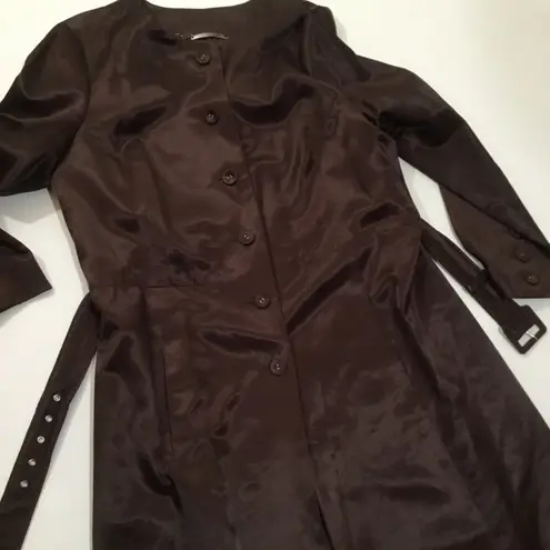 Axcess Long Lightweight Overcoat Purple Size 14