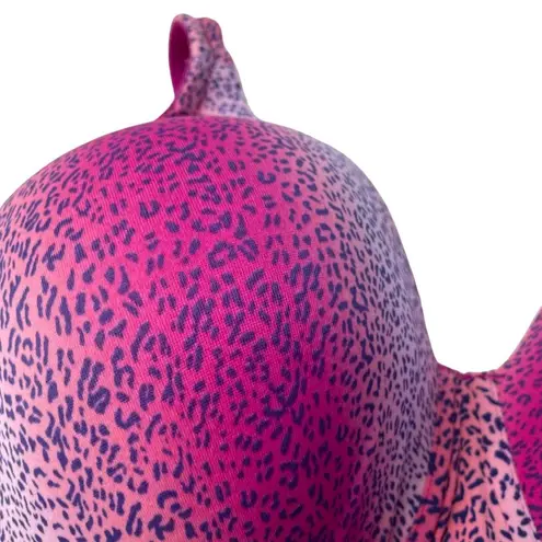 Woman Within Brigette Seamless Underwire T Shirt Bra Pink Purple Model 5028 Size 42 C New