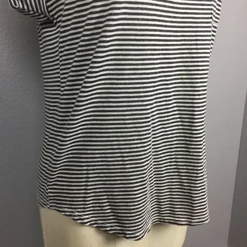 •Just Ginger• Striped Top Black Size M