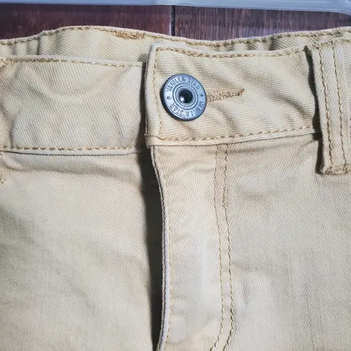Vanilla Star Jeans Yellow jean shorts size 9 by vanilla star with details on side