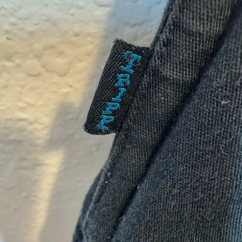 Tripp NYC Black and Blue Velvet Corset Goth Mall Goth Dark Aesthetic Size XL