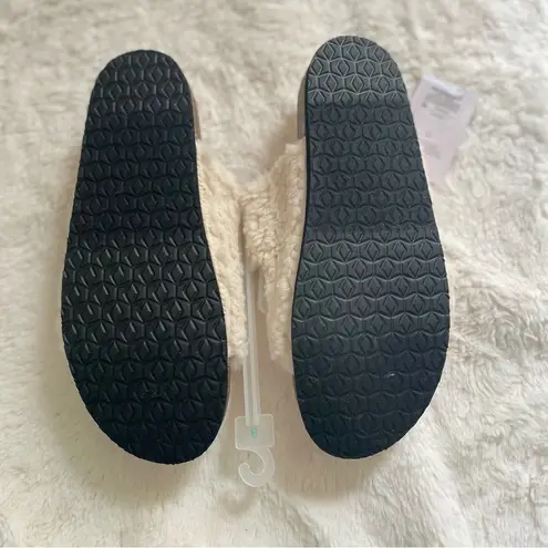 Auden Women's Jane Cream Buckle Slide Slippers Size 8