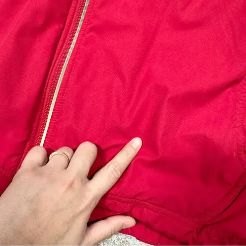 Saucony  Women’s Full Zip Longsleeve Windbreaker Running Red Athletic Size XXL