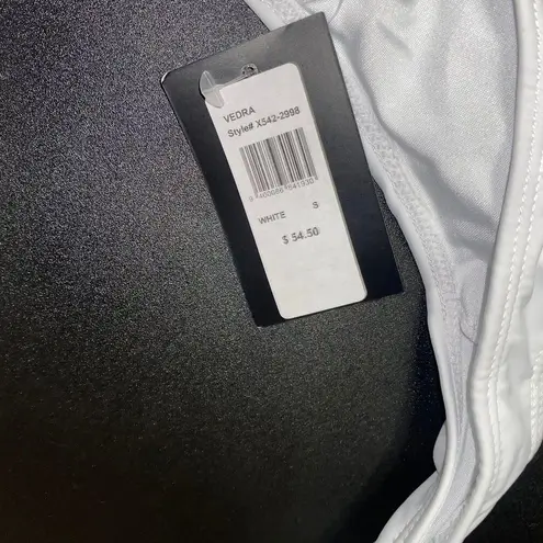 Frederick's of Hollywood NWT Vedra White Bikini Swim Bathing Suit Size Small