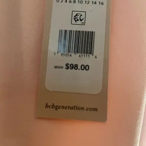 BCBGeneration NWT BCBG Blush Pink Asymmetrical Dress