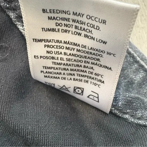 HIDDEN JEANS Logan High Waist Ankle Wide Leg
Dad Jeans, Sz 29 Black