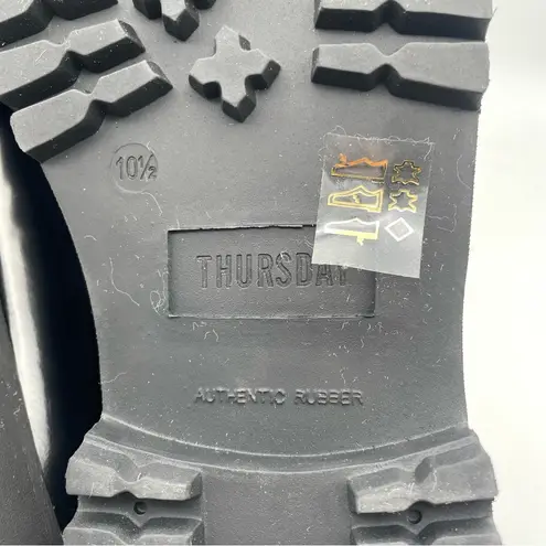 Thursday Boot Co The Penny Women’s Sz 10.5 Black Patent Leather Lug Sole Loafers