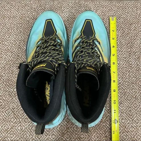 Hoka One One Womens Speedgoat Mid 2 GTX 1106533 Blue Running Shoes Sz 11 Outdoor