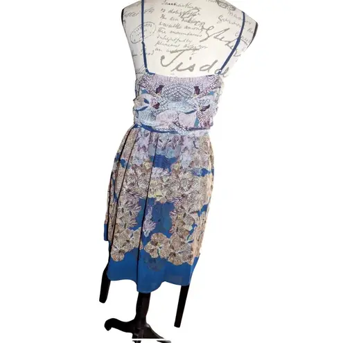 Staring At Stars Anthropologie Floral Print Dress Sleeveless Casual Summer Dress