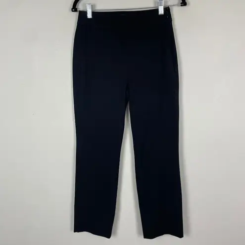 J.Crew Remi Black Side Zip Career Dress Pants Women's Size 4 Bi Stretch Cotton