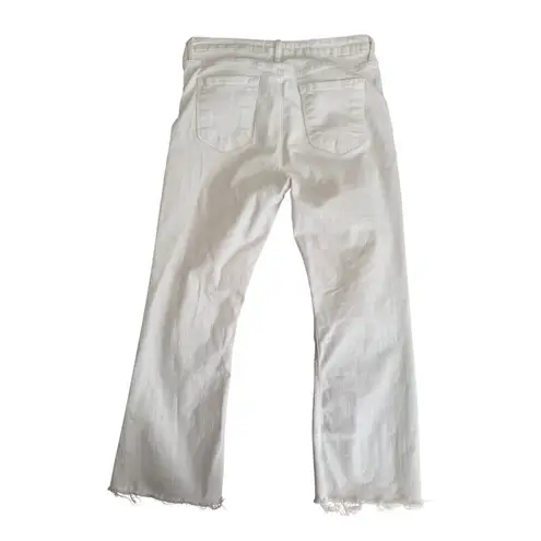 Just Black White Straight Leg Denim Jeans Size 31